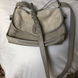 Nanette Lepore suede shoulder bag